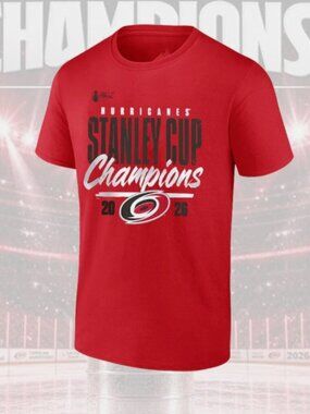 Carolina Hurricanes 2026 Stanley Cup Champions Red T-Shirt